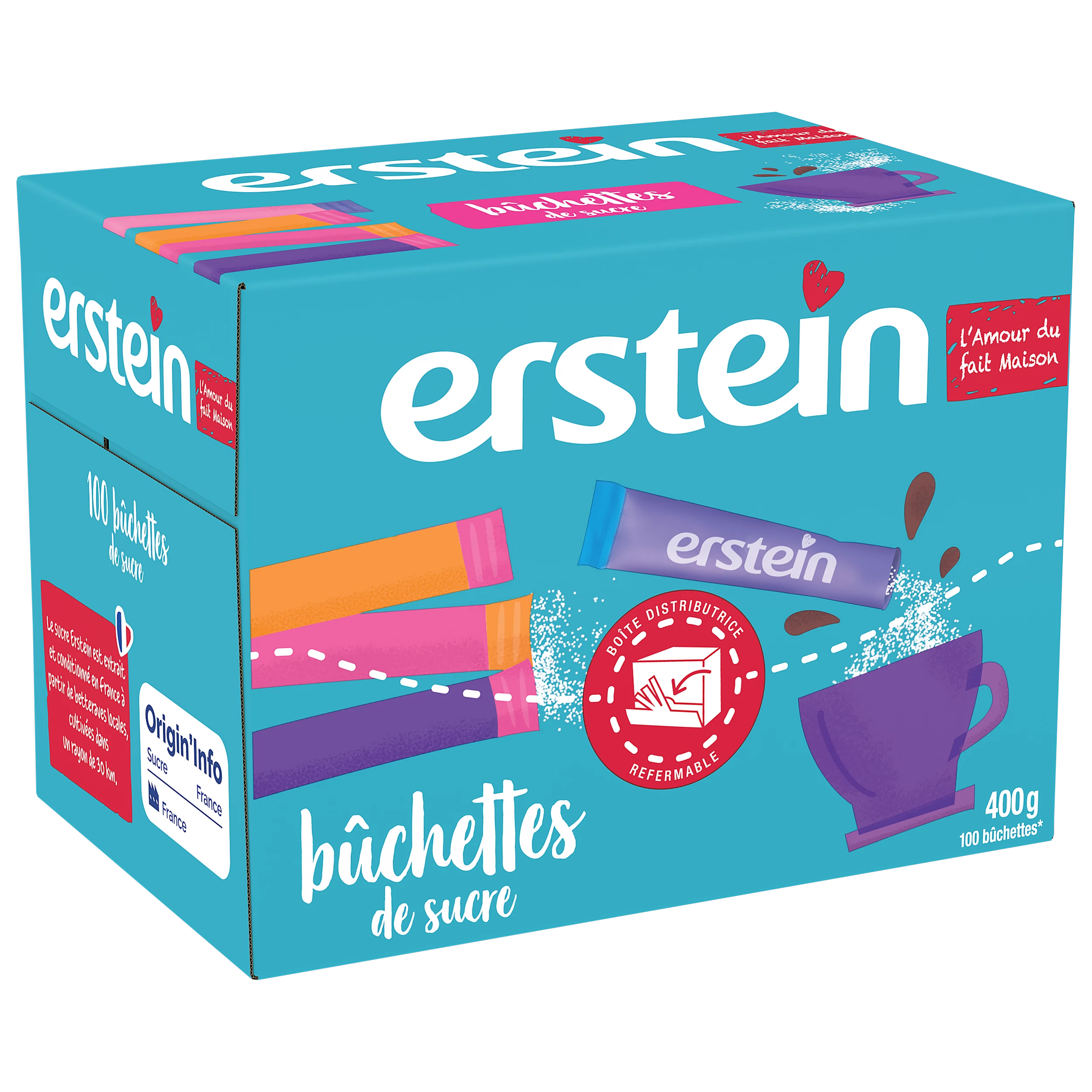 Boîte Distributrice 100 Buchettes 400g - ERSTEIN