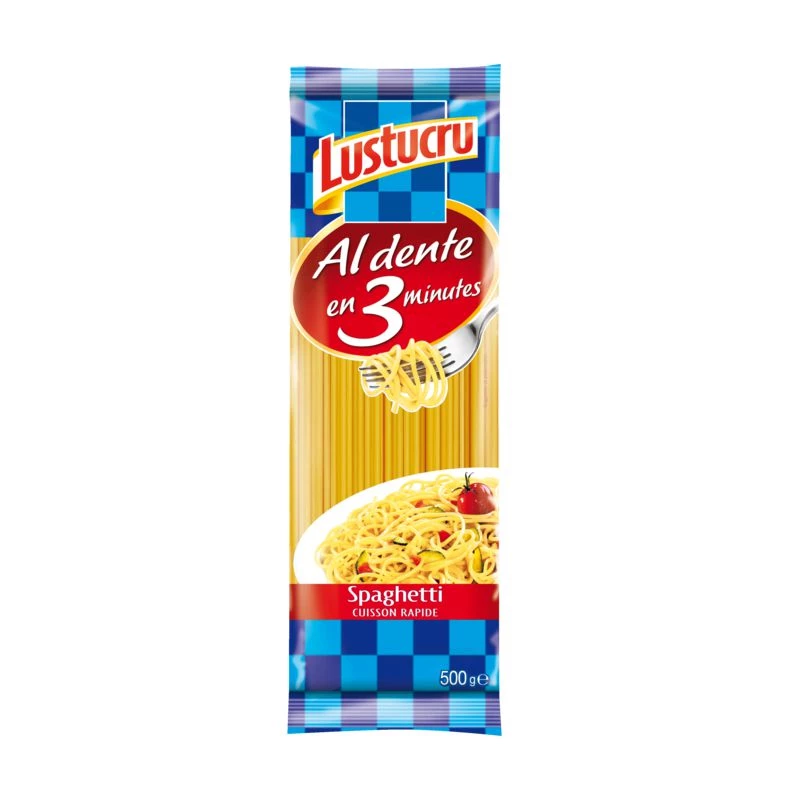 Al dente spaghettipasta 3 min 500g - LUSTUCRU