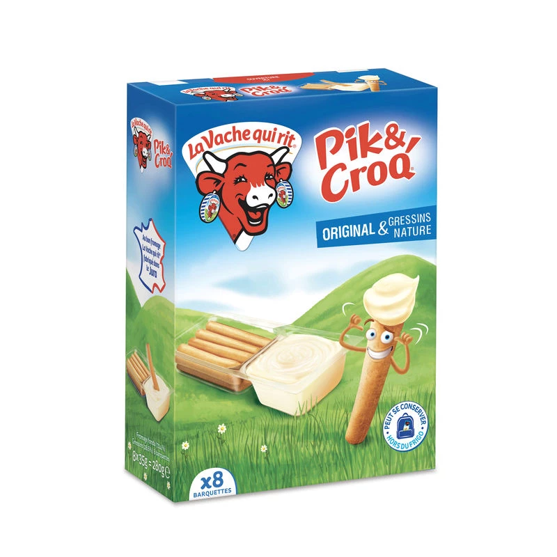 Cheese pik & croq x8 280g - LA VCHE QUI RIT
