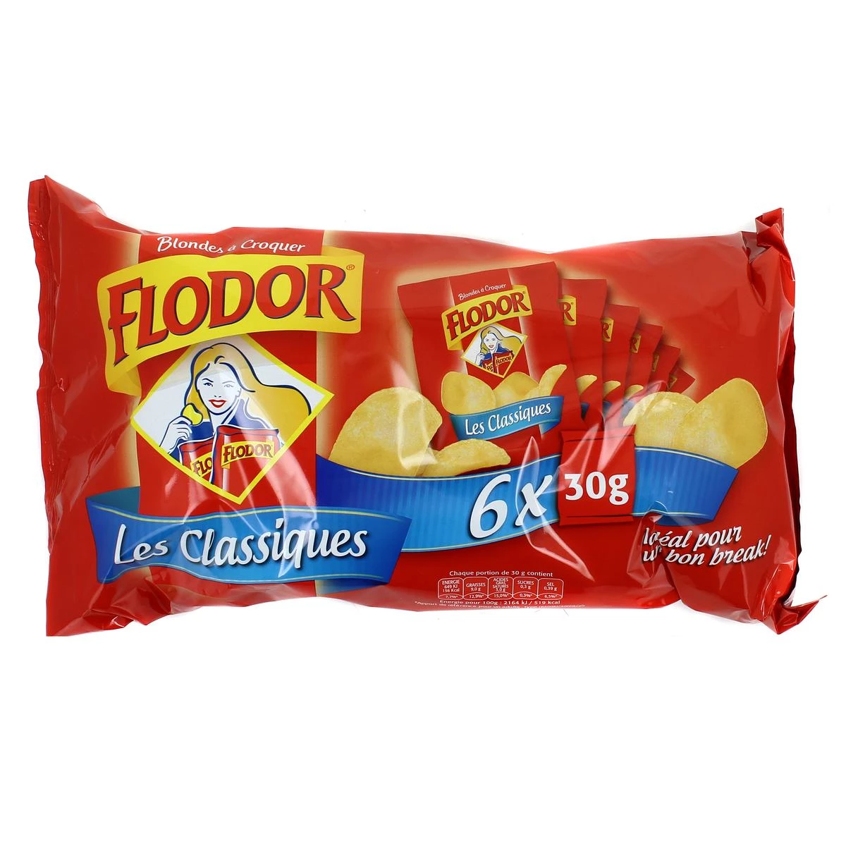 Chip les classiques 6x30g - FLODOR