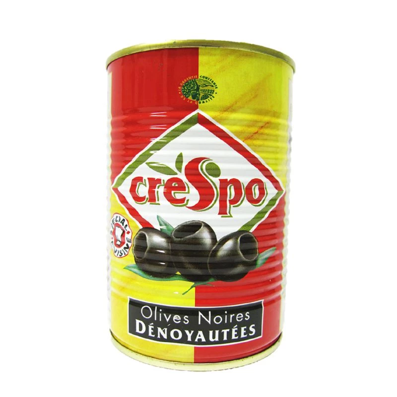 Aceitunas Negras Deshuesadas, 180g - CRESPO