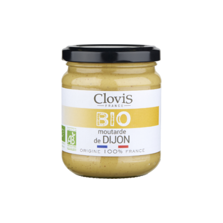 200g Moutarde Dijon Bio Clovis