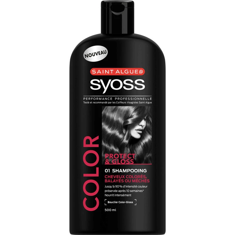 Shampooing protect & gloss color 500ml - SYOSS