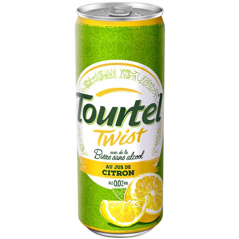 Cerveja Não Alcoólica com Suco de Limão, 33cl - TOURTEL