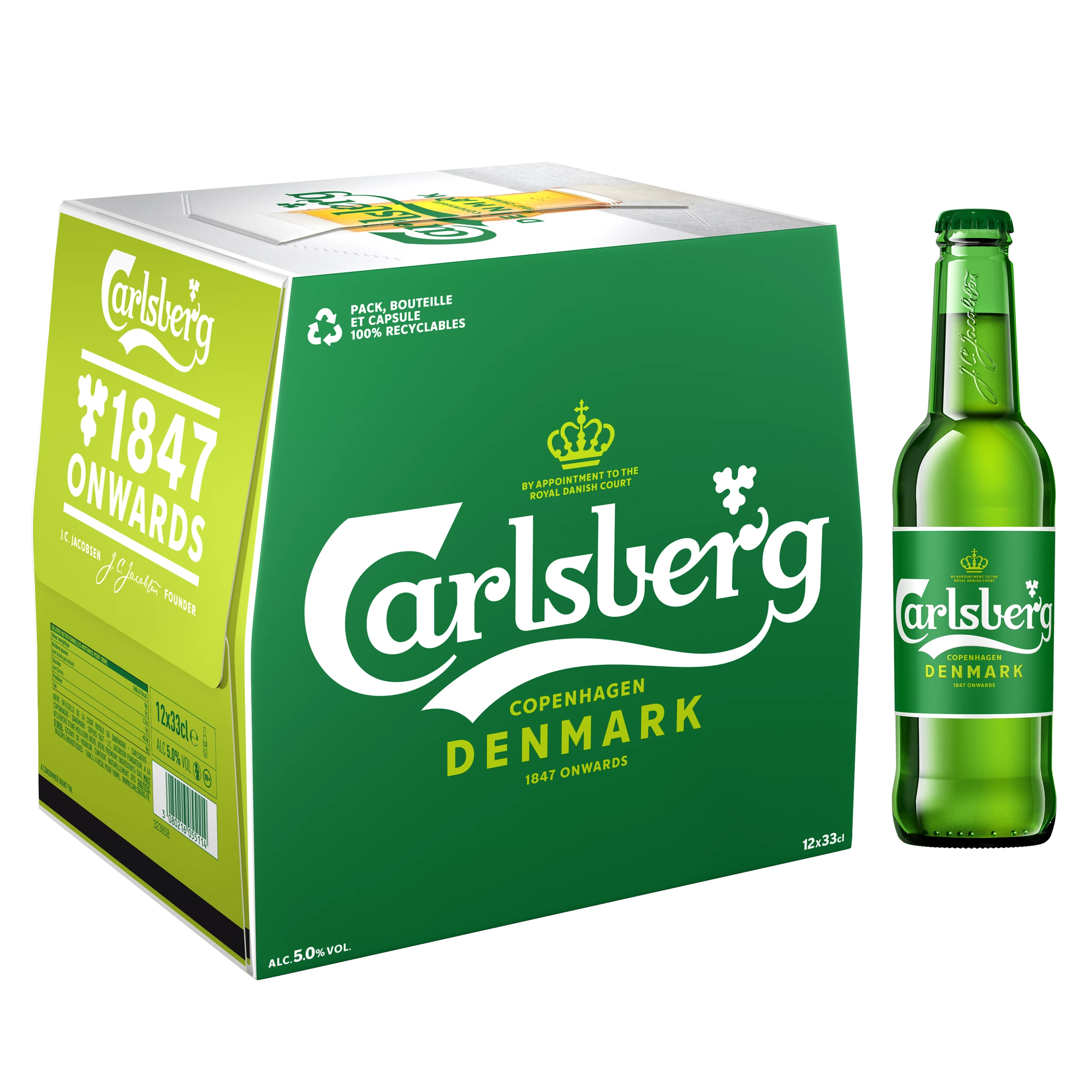 Carlsberg Pilsner 12x33cl 5d
