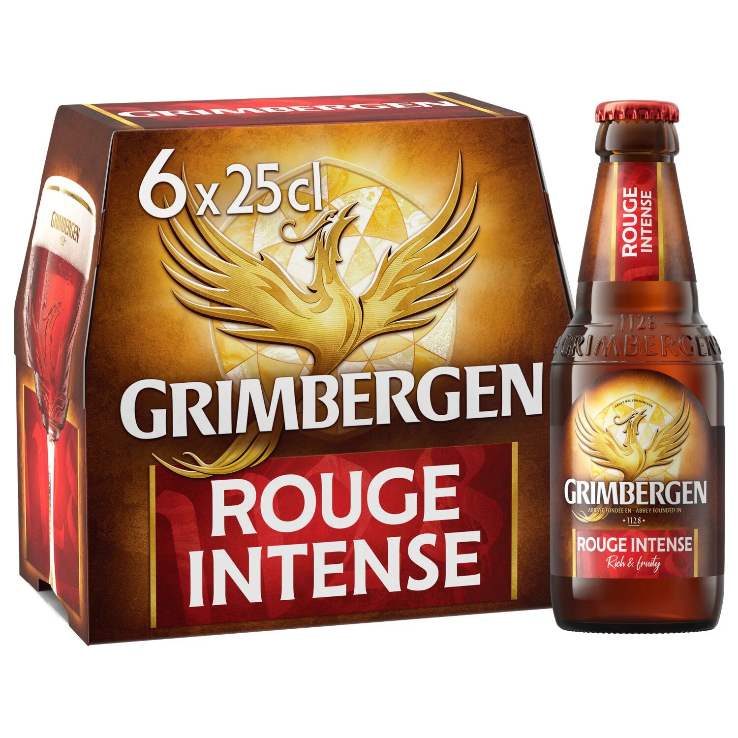 Red Beer, 5.5°, 6x25cl - GRIMBERGEN