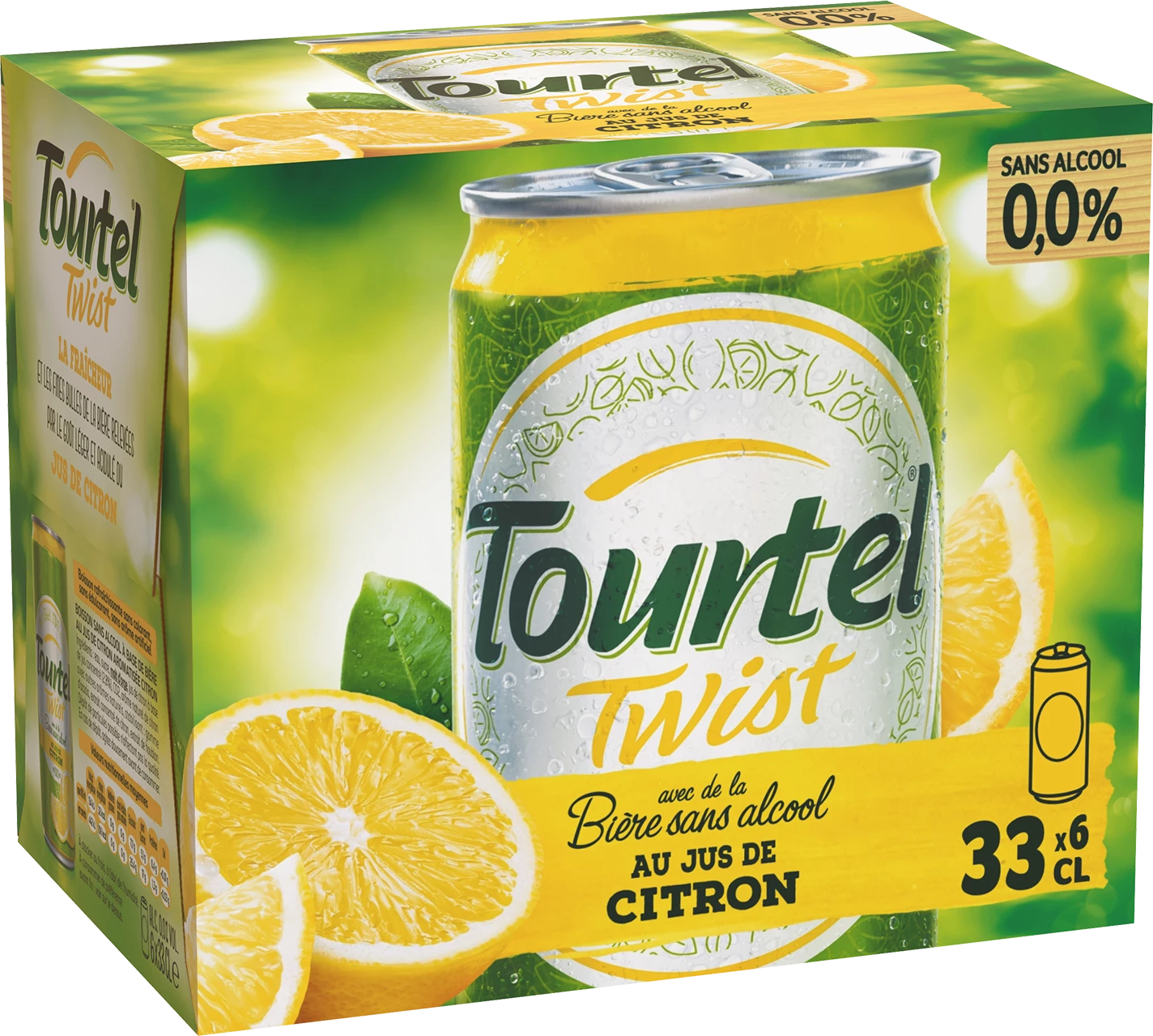 Lemon -free alcohol beer, 6x33cl - TOURTEL