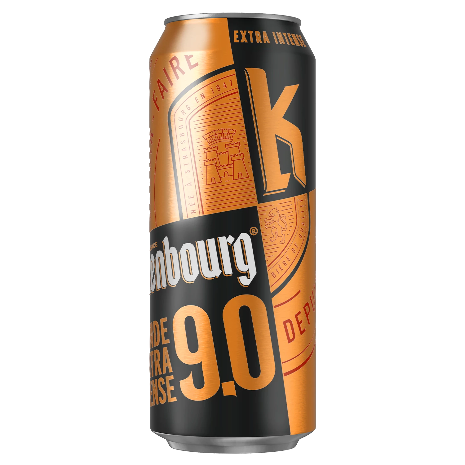 بيرة شقراء مكثفة للغاية، 9 درجات، 50 سنتيلتر - KRONENBOURG