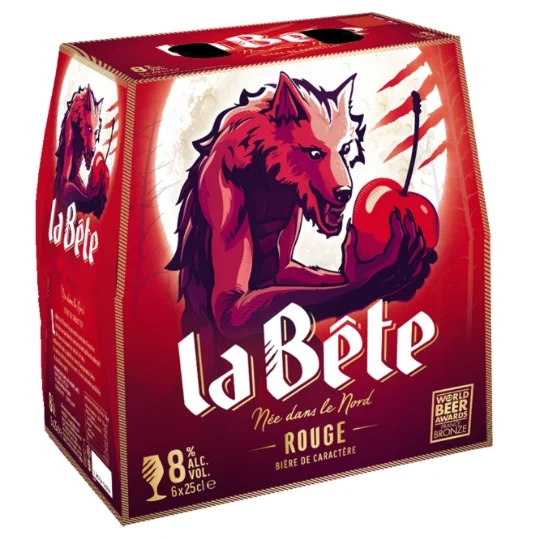 Red Beer 6x25cl -la Bete