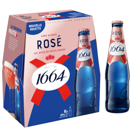 6x25cl 1664 Rose