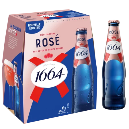 6x25cl 1664 Rose