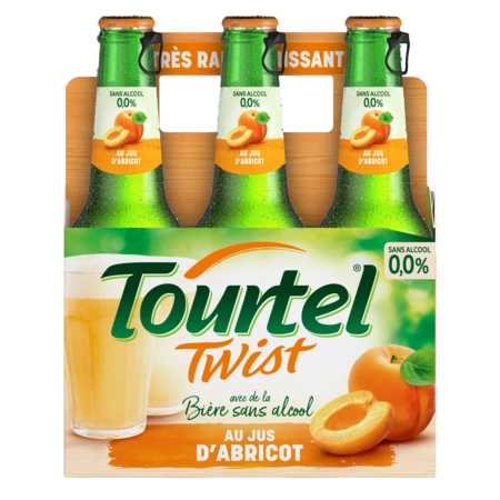 6x27 5cl Tourtel Twist Abricot