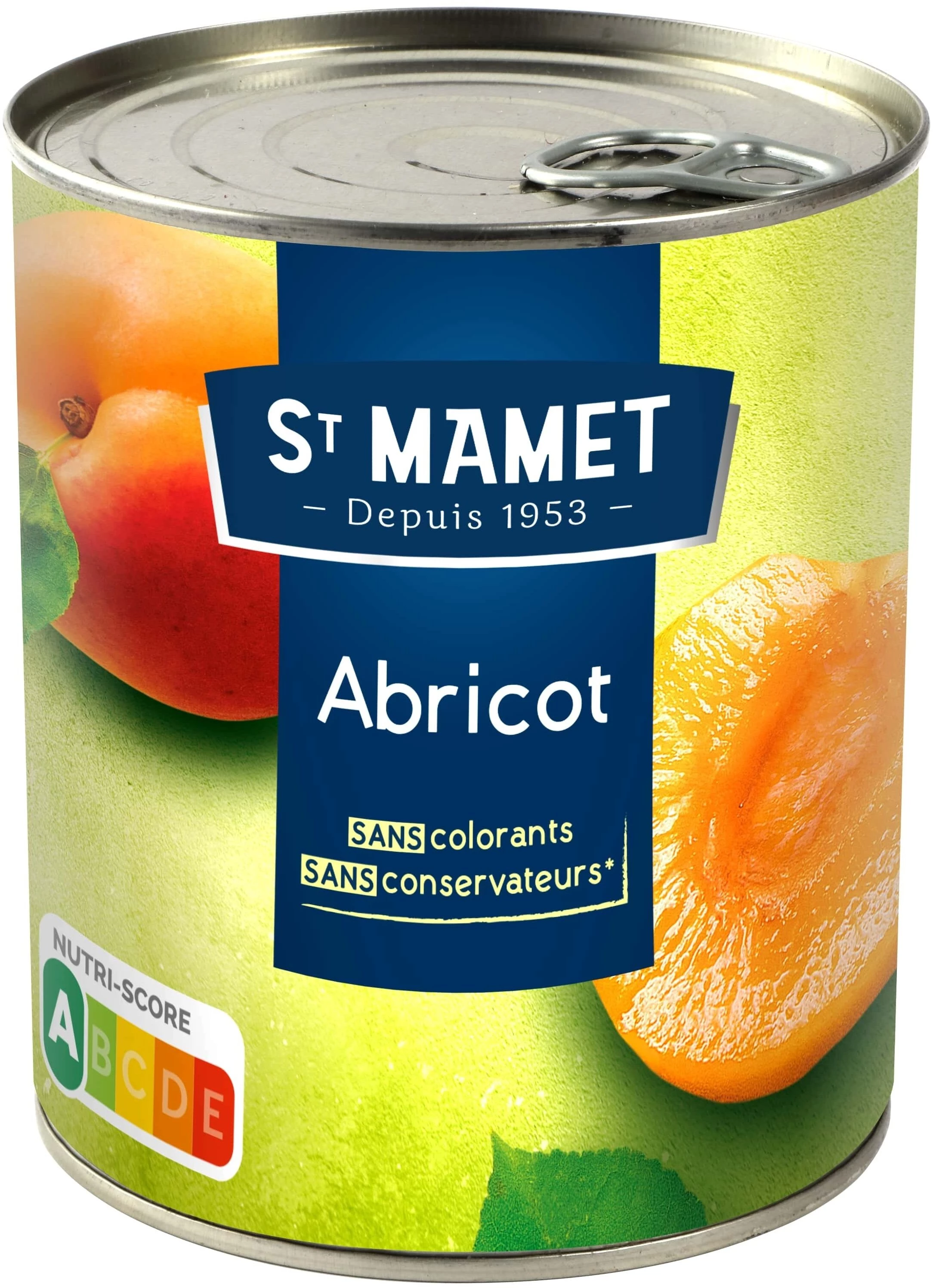 Vruchten In Abrikozensiroop 480g Netto uitgelekt - St Mamet