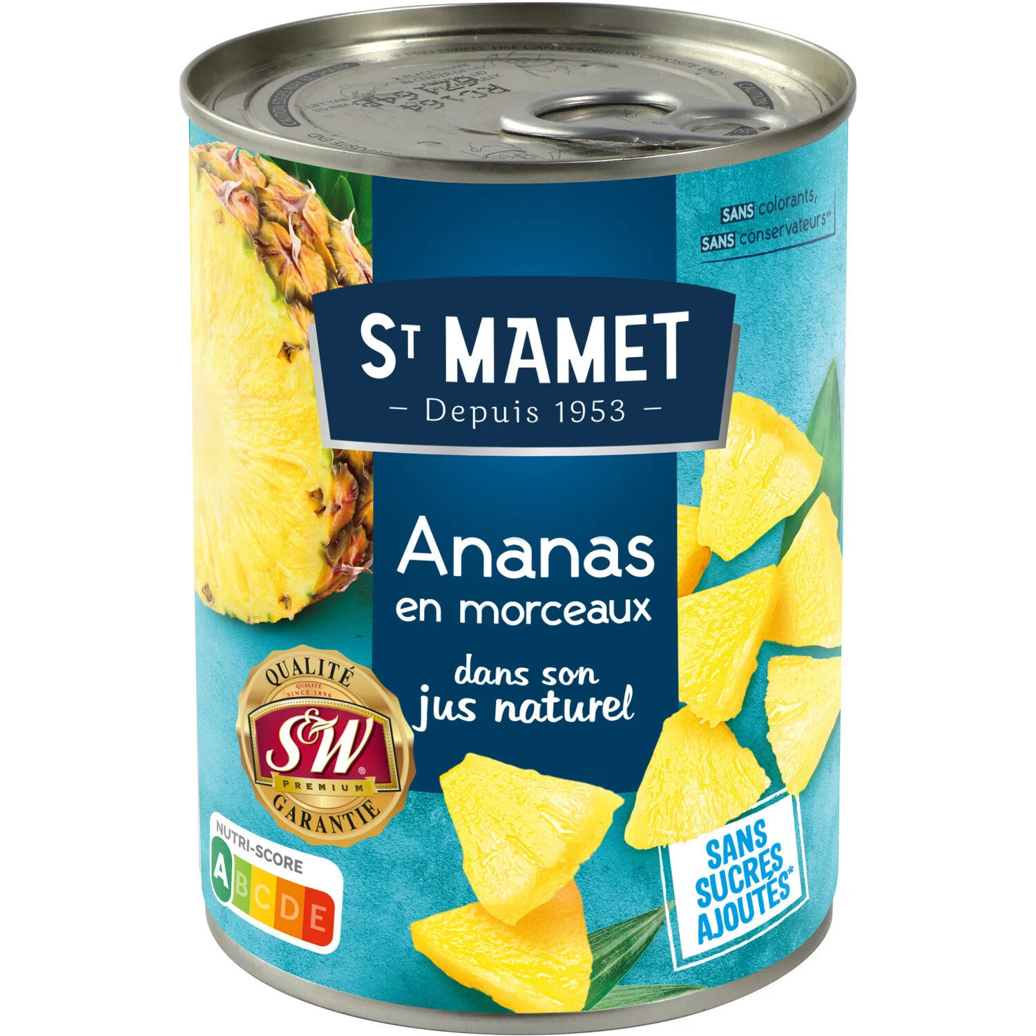 Pineapple Syrup Fruit Pieces 345g - St Mamet