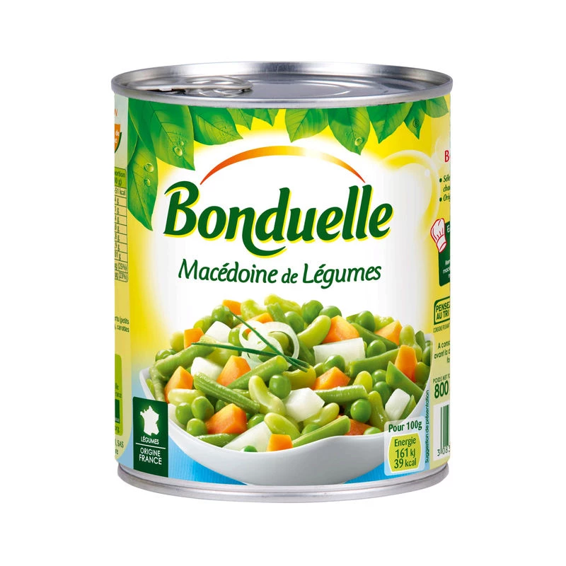 Verduras mixtas; 50 gramos -  BONDUELLE