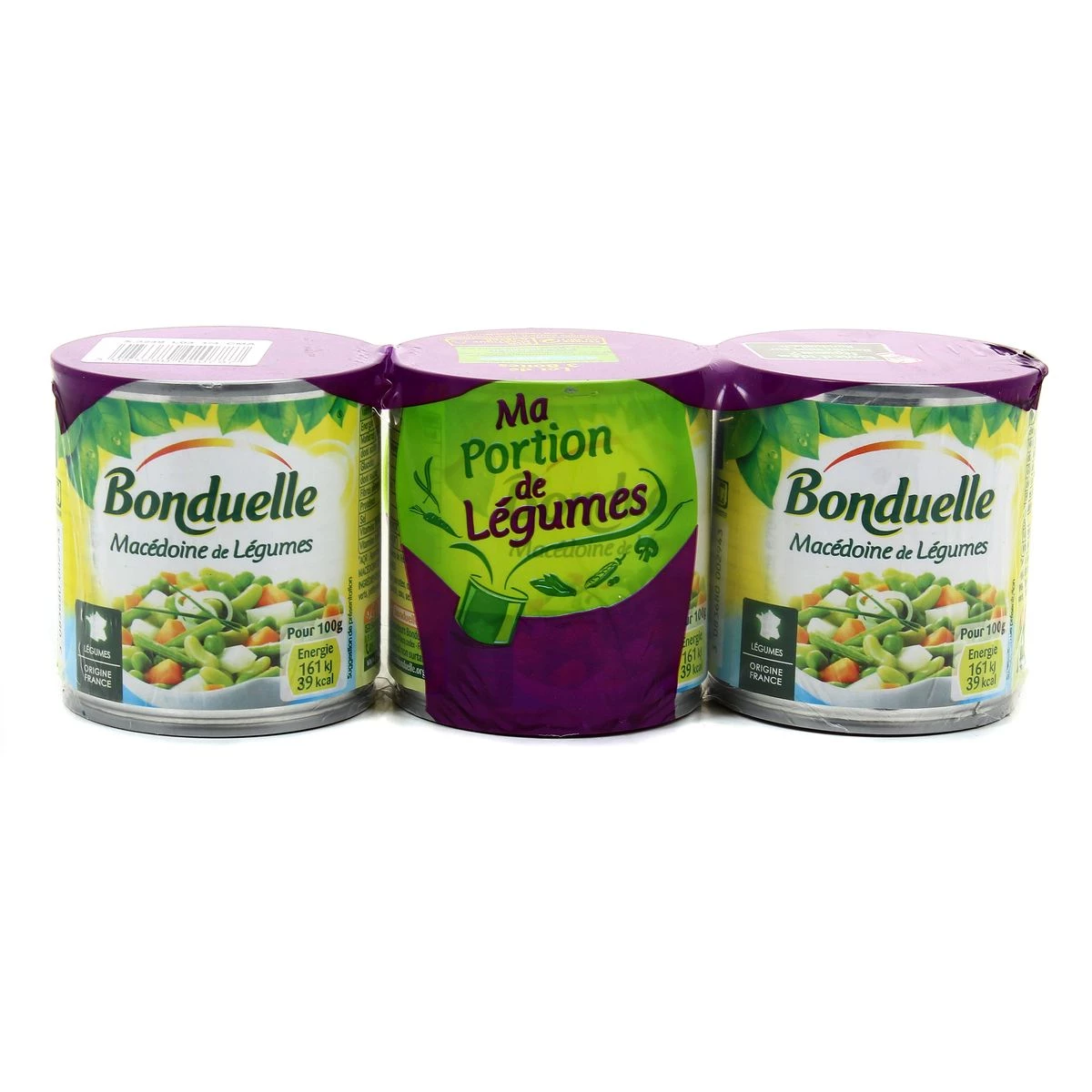 Verdure miste; 3x130 g - BONDUELLE