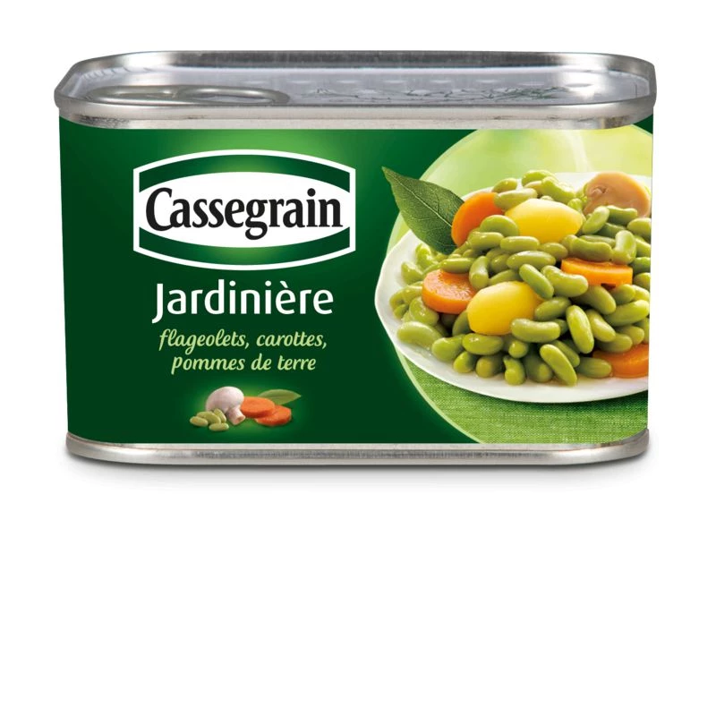 Jardinière de Flageolets Carottes et Pommes de Terre; 265g  -  CASSEGRAIN