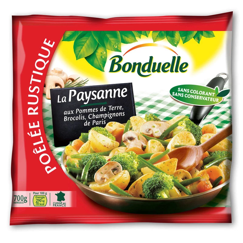 La Paysanne aux légumes cuisinés 700g - BONDUELLE