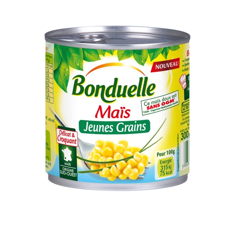 Mais a granella giovane, 285 g netti sgocciolati - BONDUELLE
