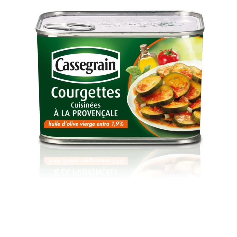 Zucchini Cooked Provencal Style; 660g - CASSEGRAIN