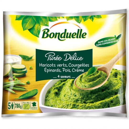 4 flavors vegetable puree 780g - BONDUELLE