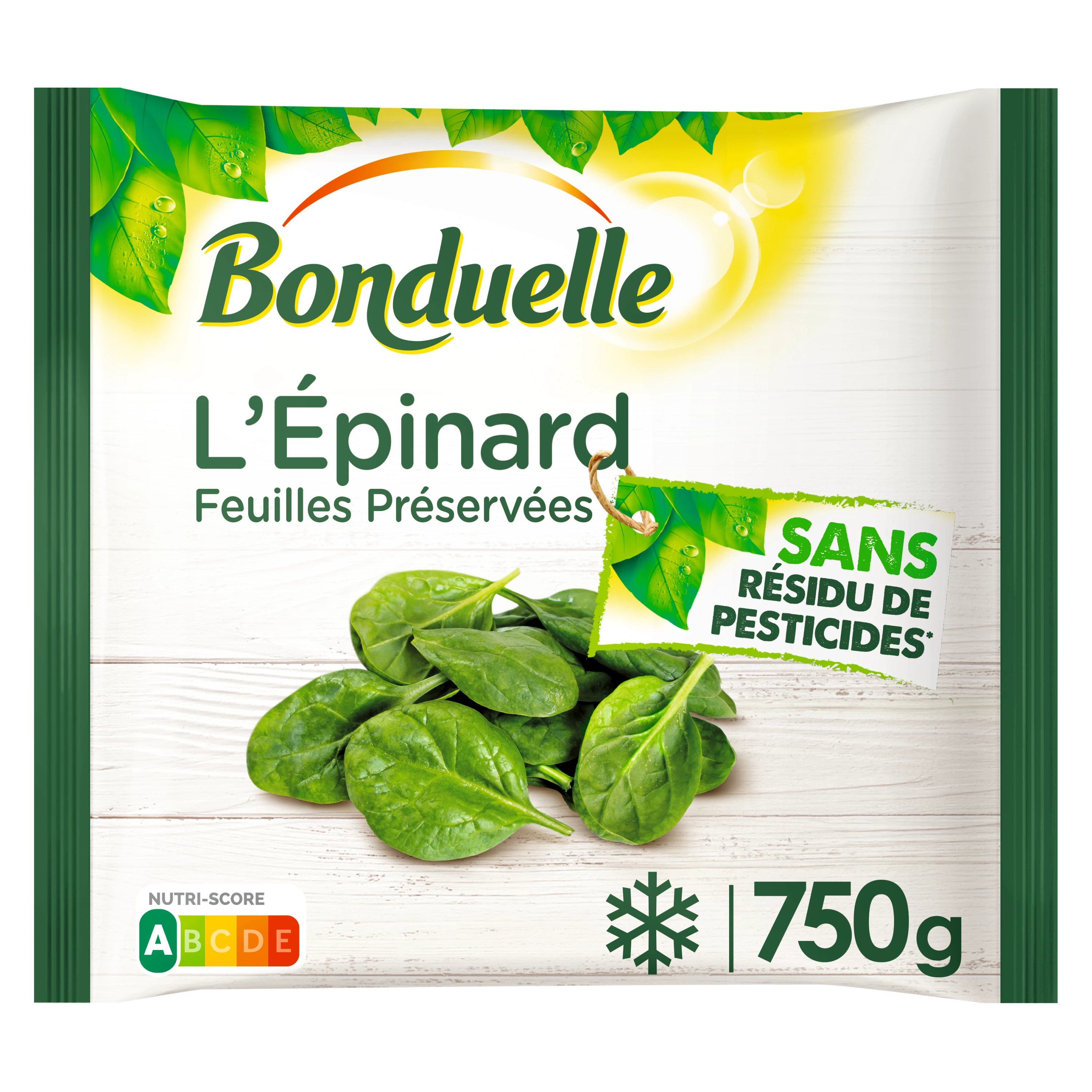 Epinard Feuille Ss Pest.750g