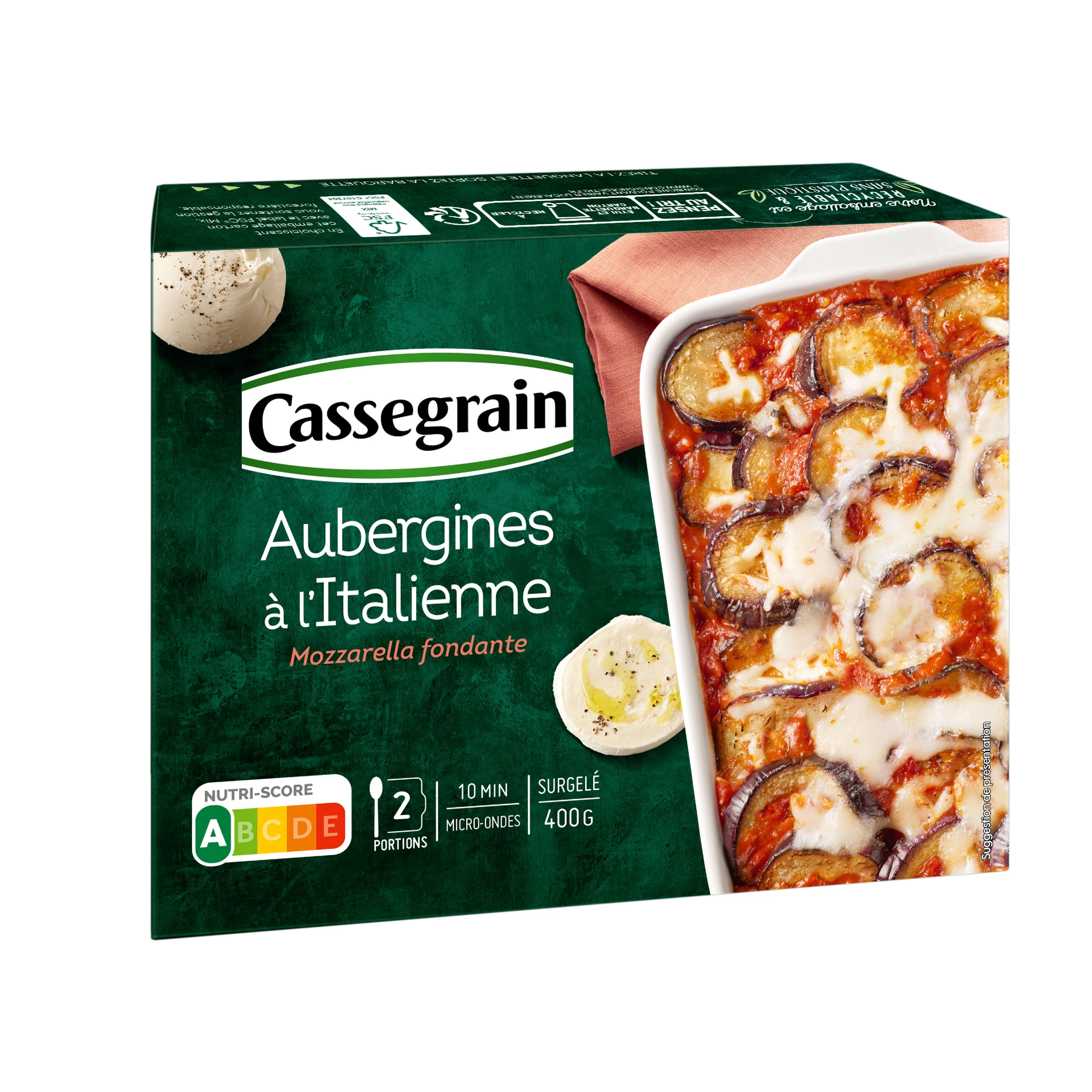 Aubergine Itali 400g Cassegrai