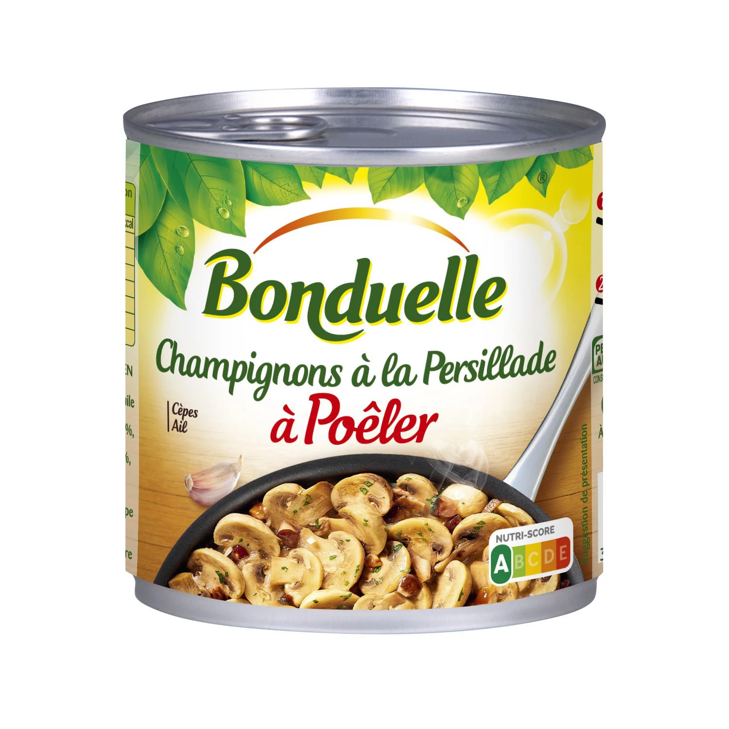 Champignons à La PersilLade à Poêler; 350g -  BONDUELLE