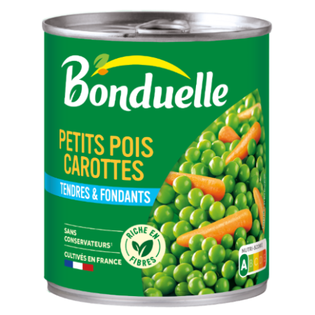530g Petits Pois Carottes Bdl