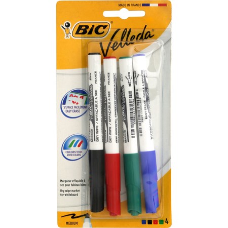 Velleda Medium Assorti X4