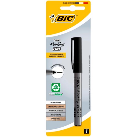 Marqueur Noir Fin X1
