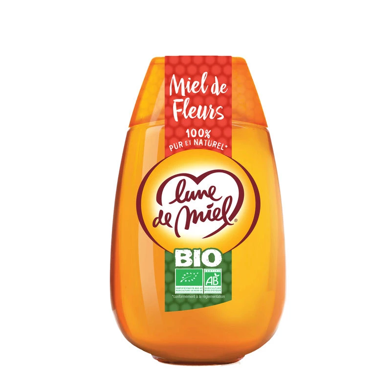 Organic Liquid Honey Dosage 500g - LUNE DE MIEL