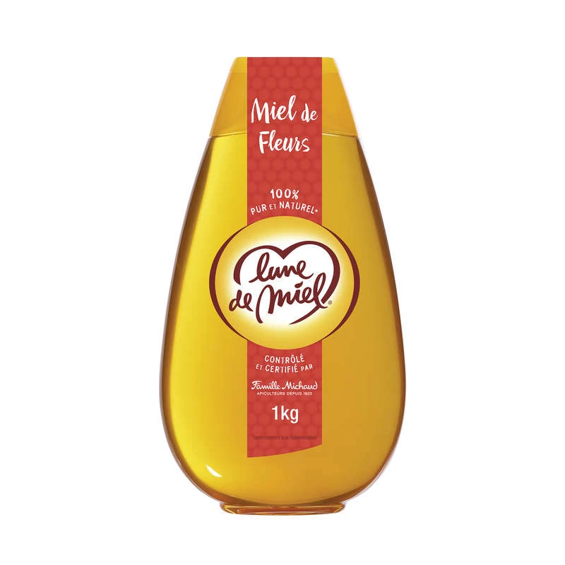 Miel de Fleurs Doseur 1kg - FAMILLE MICHAUD