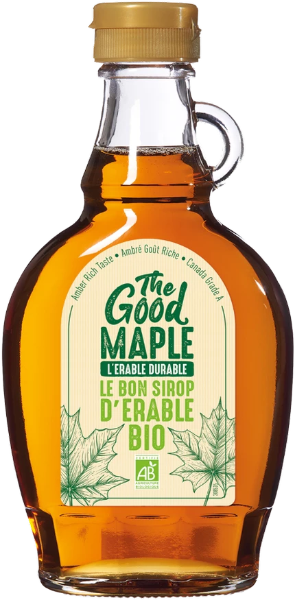 Sirop d'érable Bio 250g, THE GOOD MAPPLE