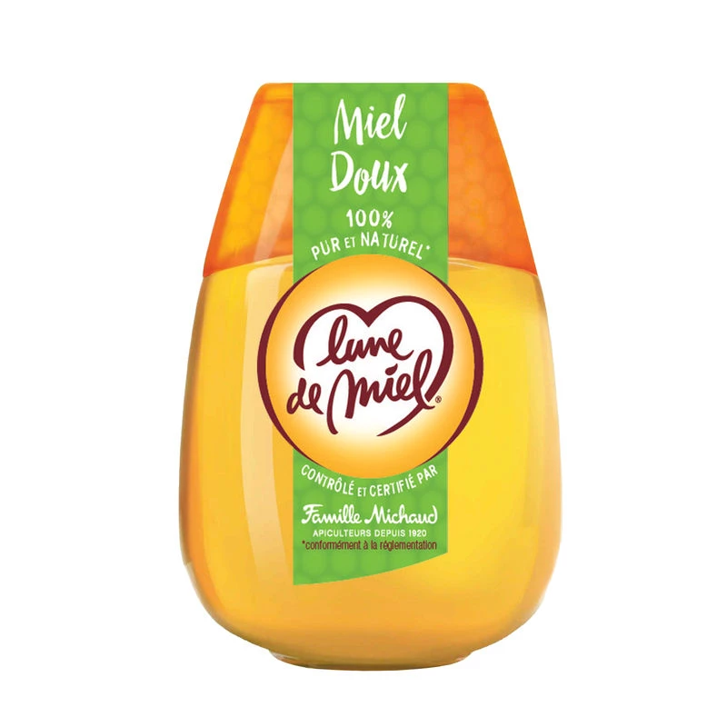Miel doux tilleul & acacia 340g - LUNE DE MIEL