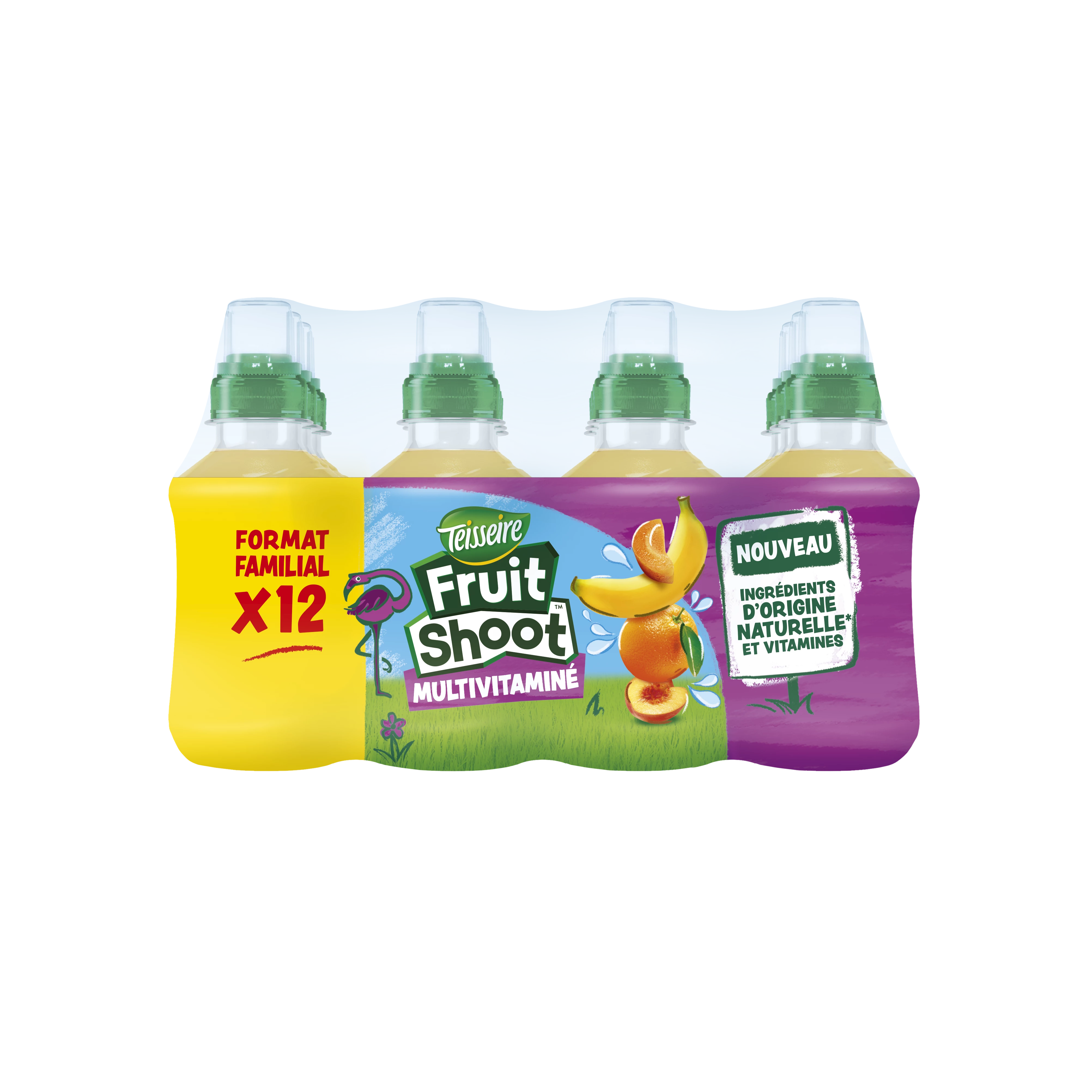 Bebida multivitamínica FRUIT SHOOT 12x20cl - TEISSEIRE