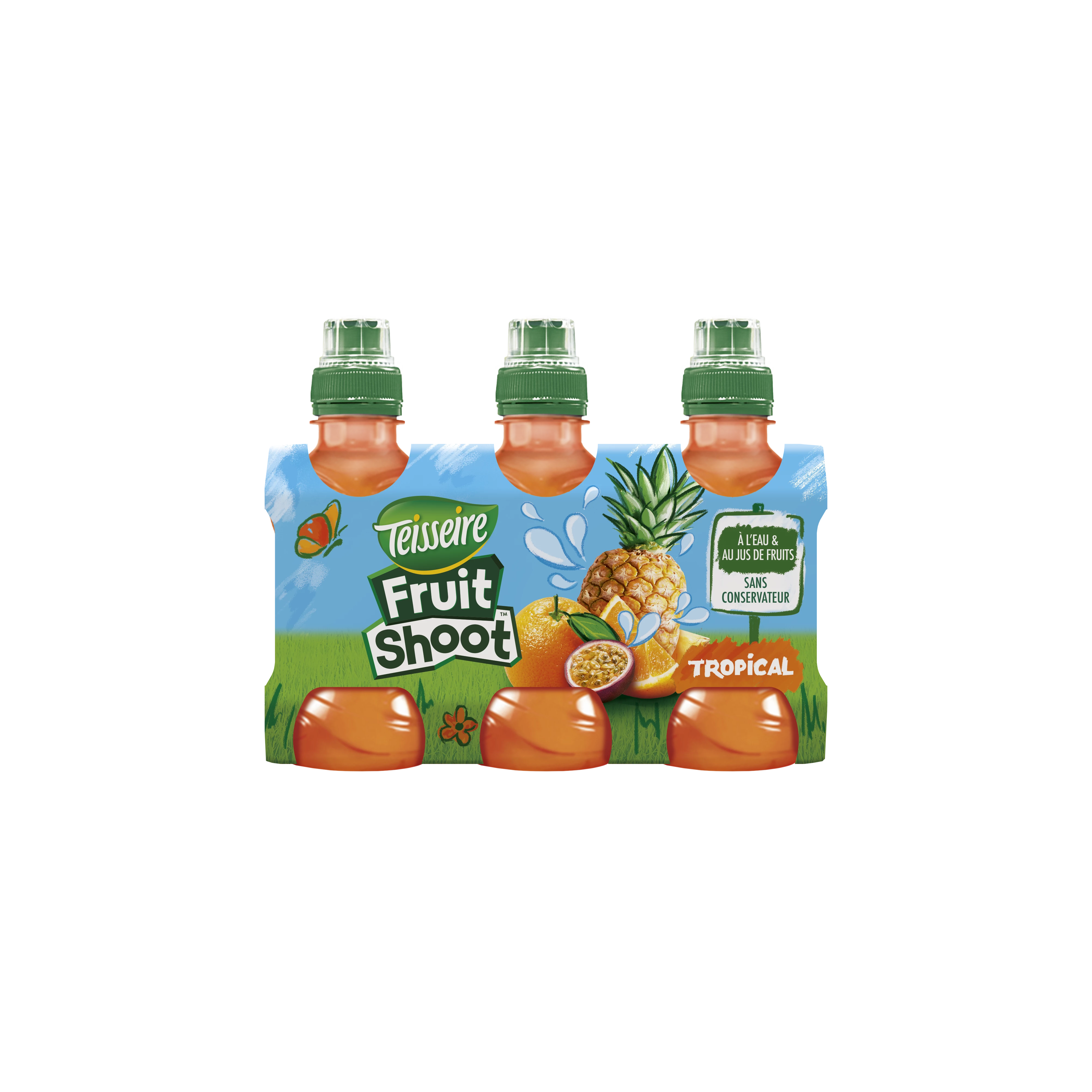Tropical Fruit Drink 6x20cl -  FRUIT SHOOT TEISSEIRE