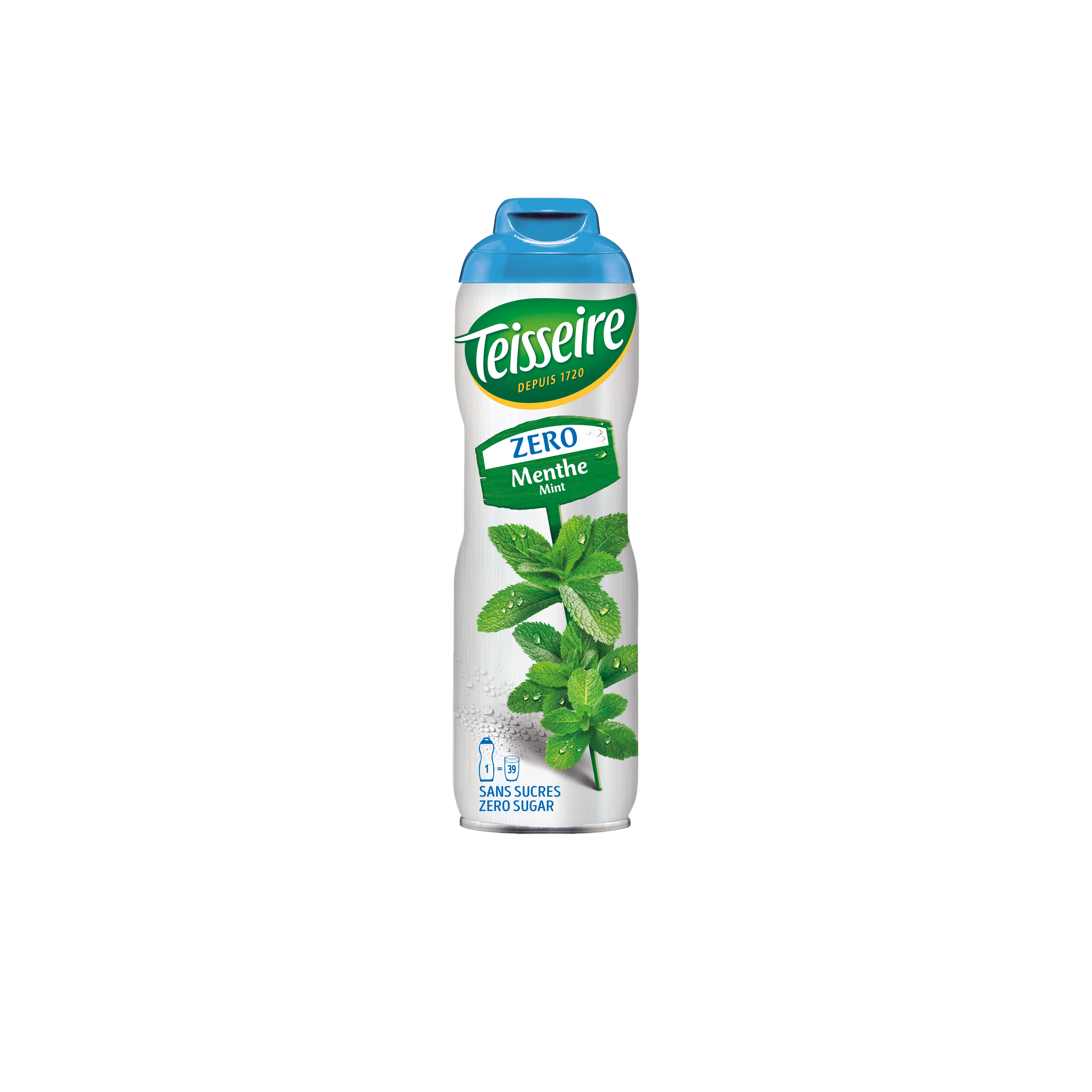 Zero 60cl green mint syrup - TEISSEIRE