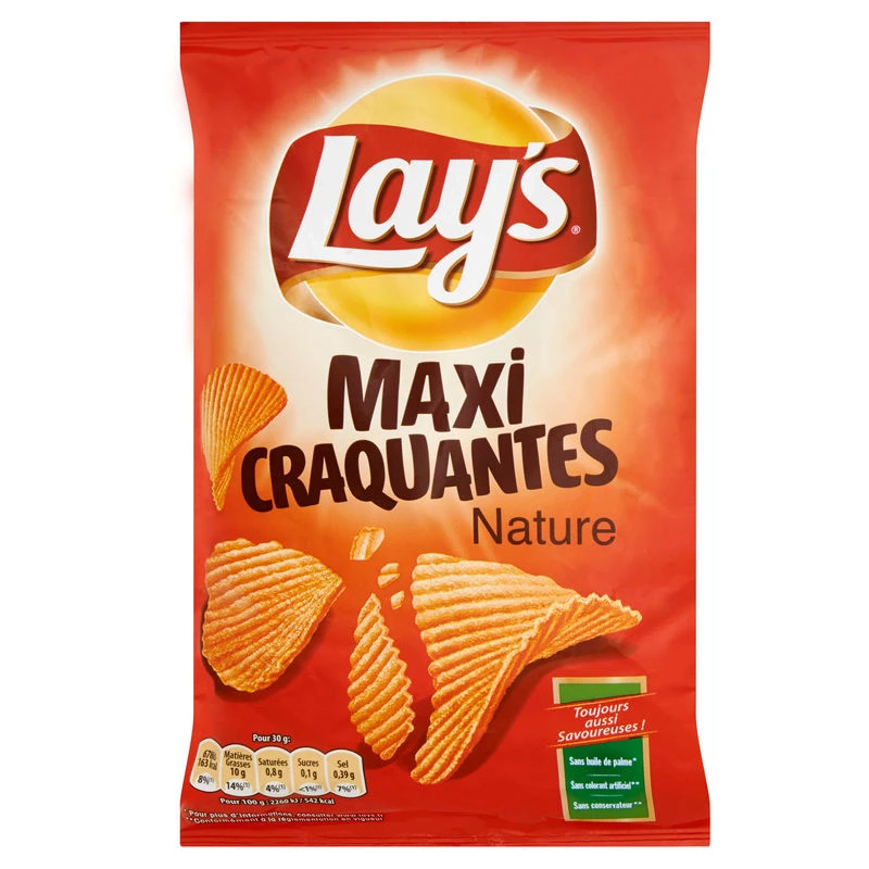 Chips Maxi Croquante Salé 135g - Lay's