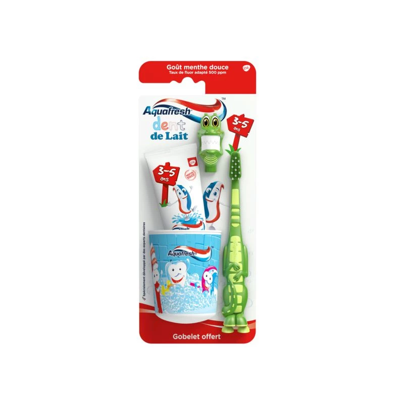 Toothbrushing kit for children 3-5 years old - AQUAFRESH