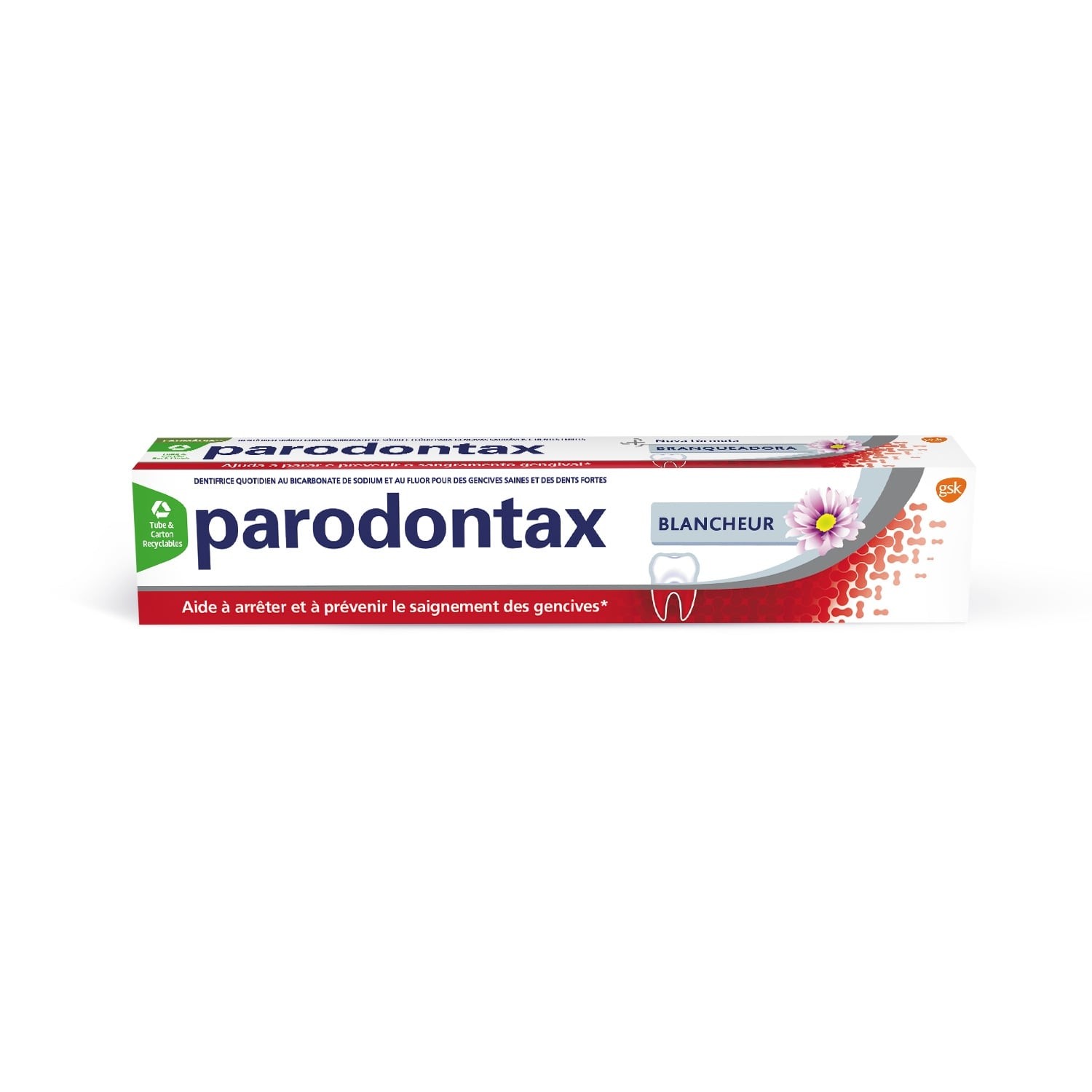 Dentifrice Blancheur 75 ml - PARODONTAX