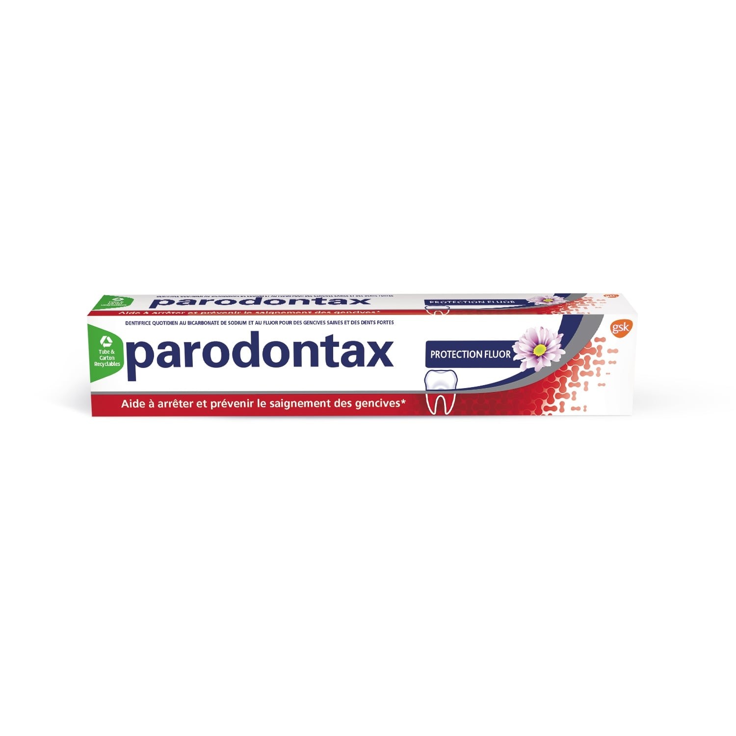 Dentifrice Protection Fluor 75 ml - PARODONTAX
