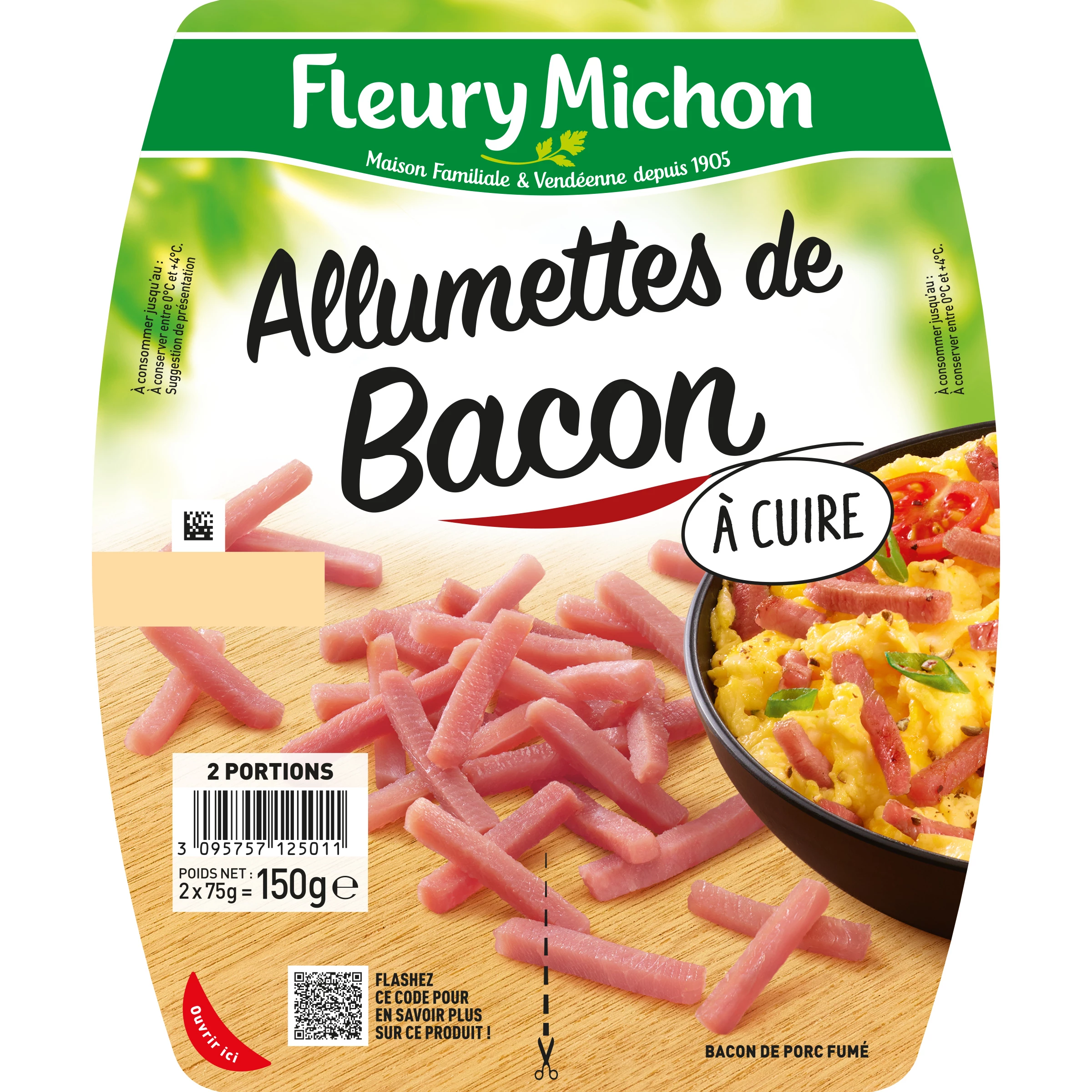 Palitos de Bacon, 2x75g - FLEURY MICHON