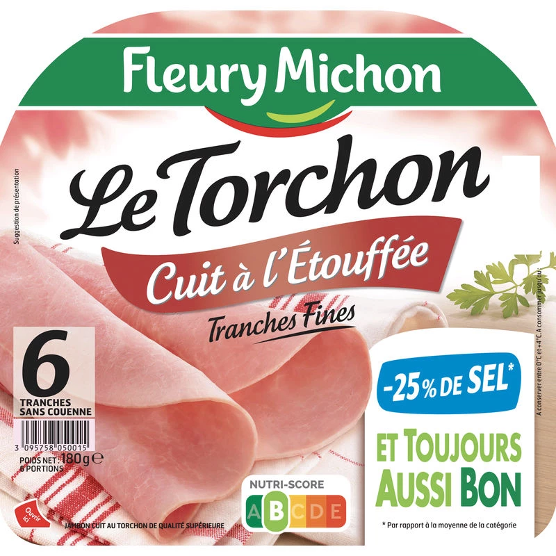 Schinken ohne Schwarte in Salz reduziert - FLEURY MICHON