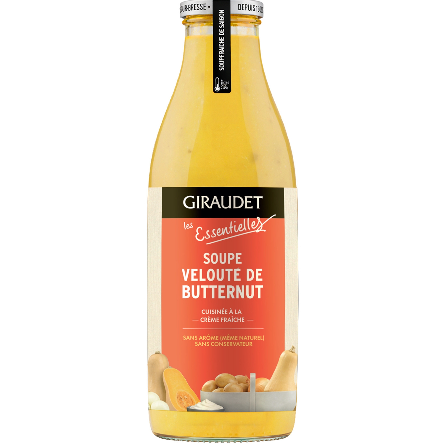 Velouté de butternut à la crème fraîche 96,5 cl - GIRAUDET