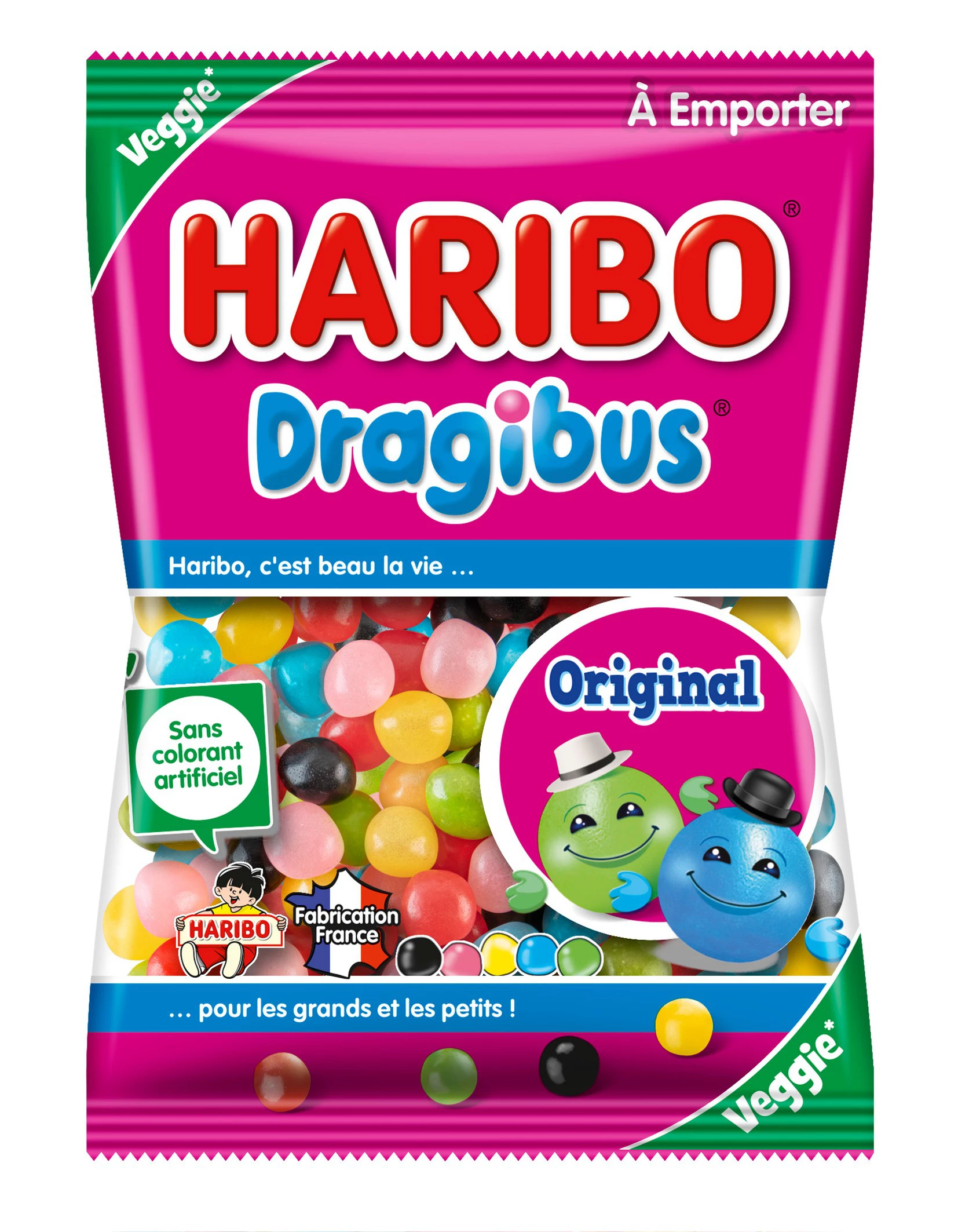 Bonbons dragibus mini sachet Haribo - 250g