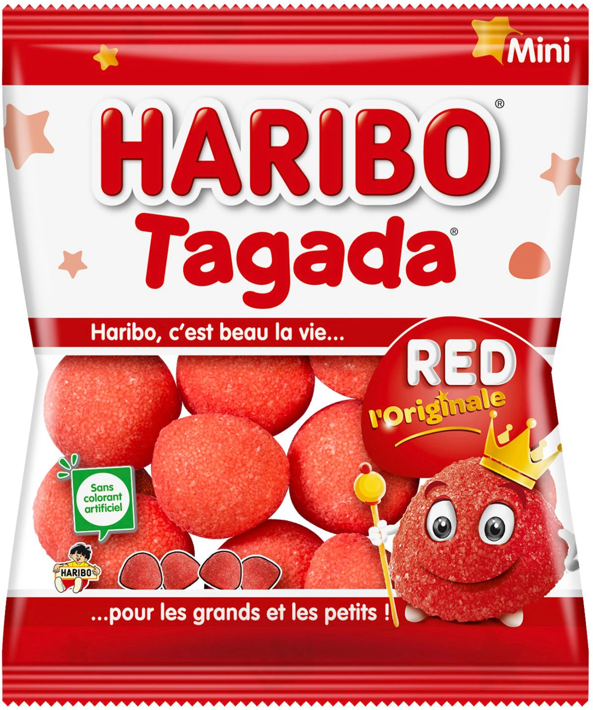 Bonbons Tagada Mini; sachet 30g - HARIBO