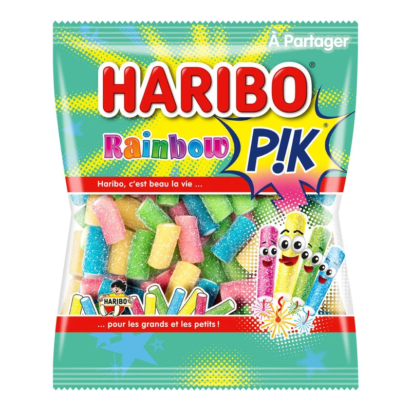 彩虹pik糖果； 200克 - HARIBO