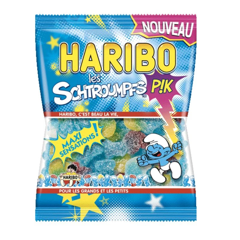 Конфетный пик «Смурфики»; 275г - HARIBO