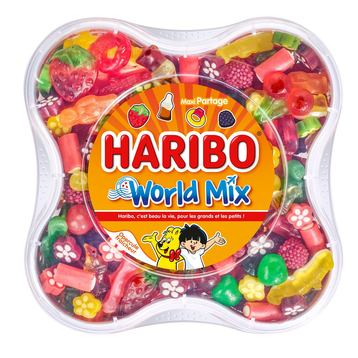 बोनबन्स वर्ल्ड मिक्स 750 ग्राम - HARIBO